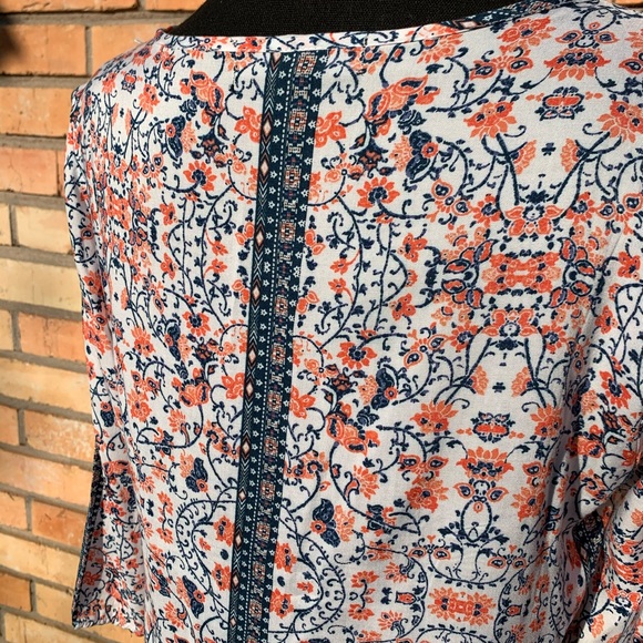 NWOT Derek Heart peasant blouse Sz M - Picture 4 of 8